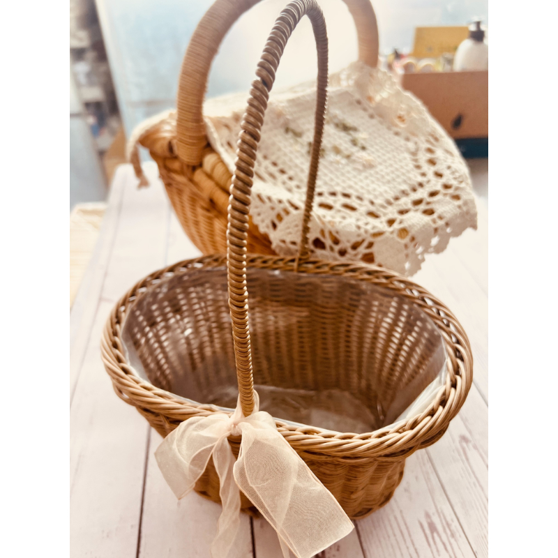 籐編喜糖籃(一對)